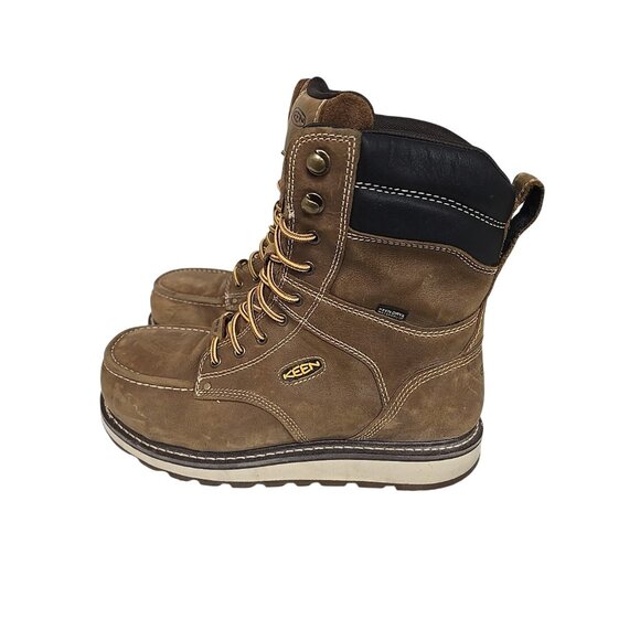 KEEN Men's 8 Inch Cincinnati Composite Toe Waterproof 1025690 Work Boot 11D - Picture 5 of 8